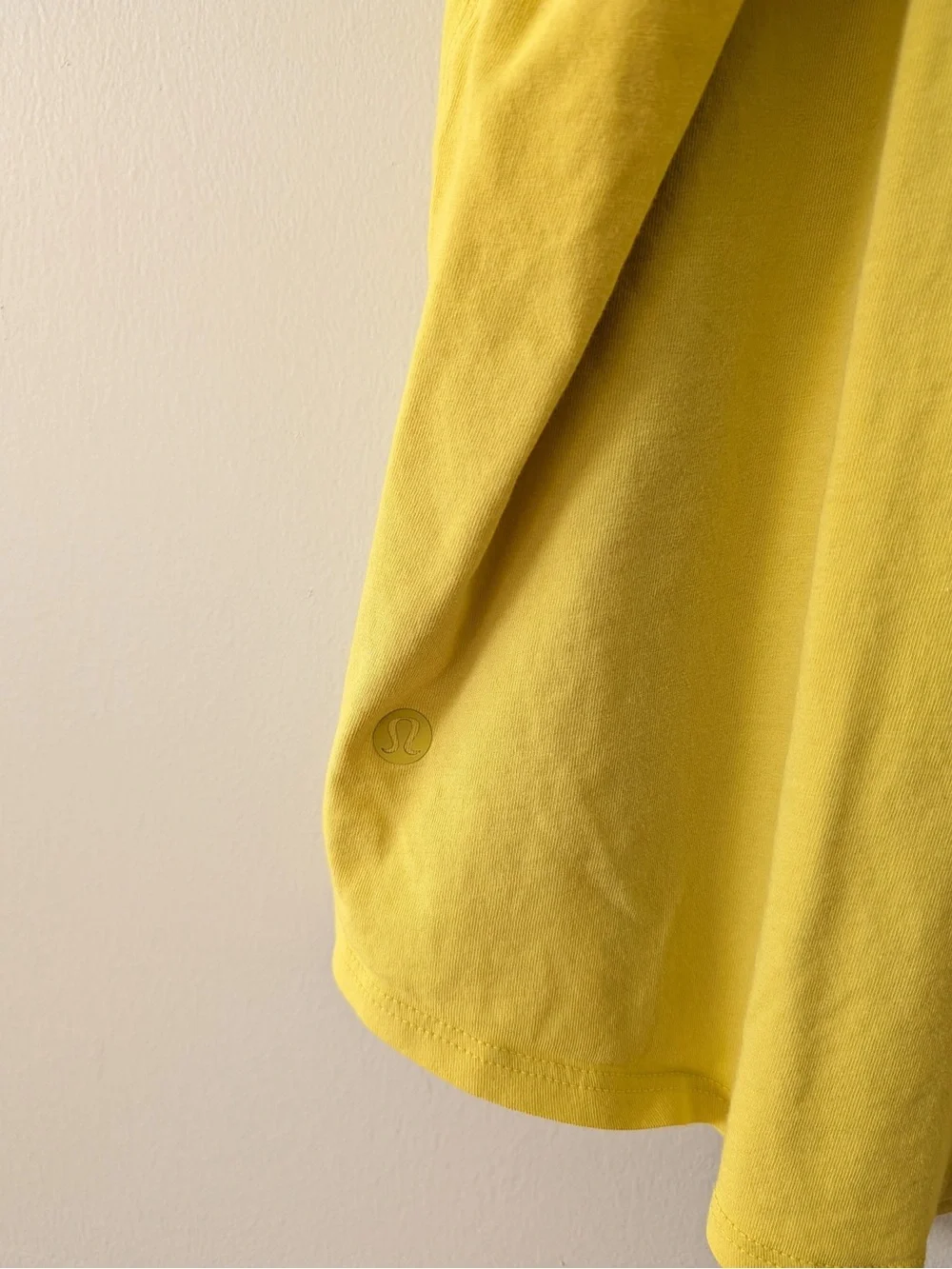 lululemon athletica Yellow Racerback Performance Tank